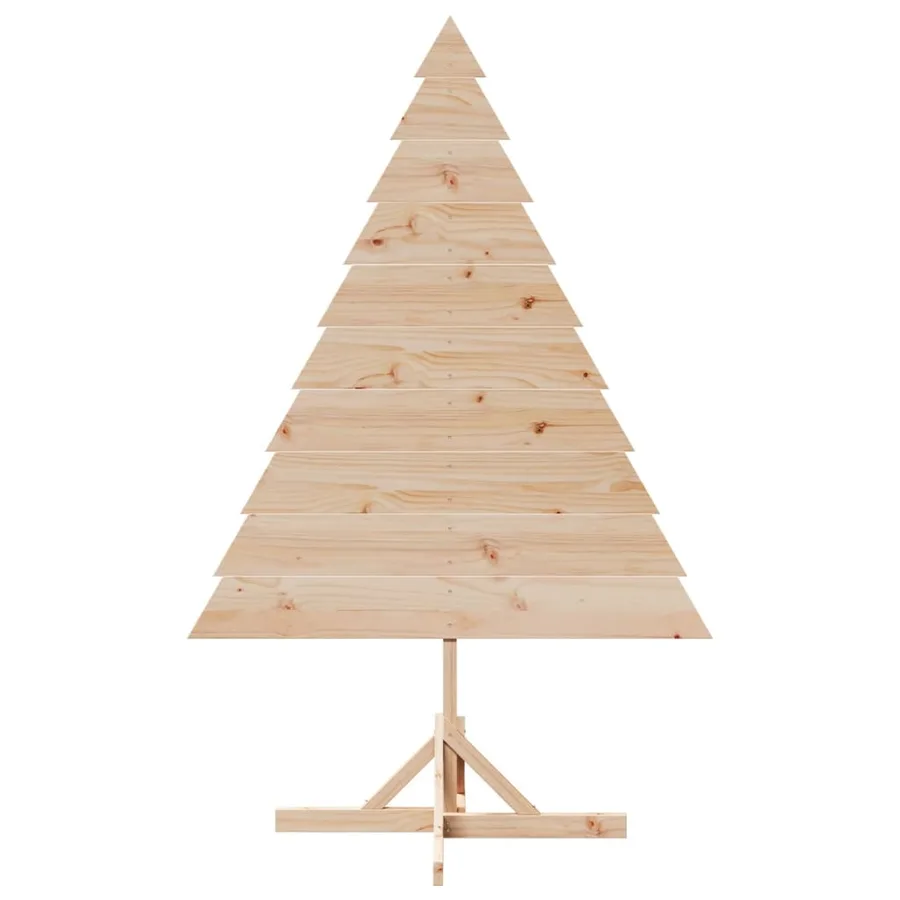 Arbre de Noël en bois pour décoration 180 cm bois massif - 3