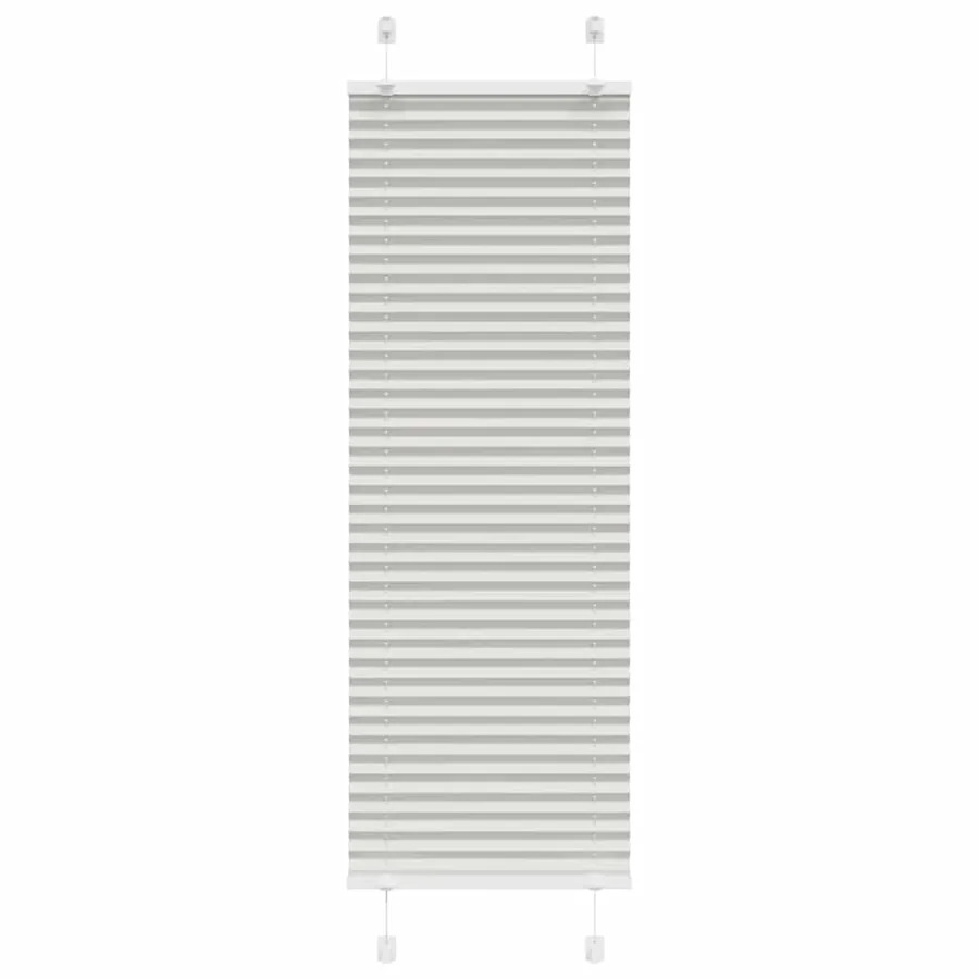 Store plissé gris clair 40x150 cm largeur du tissu 39,4 cm