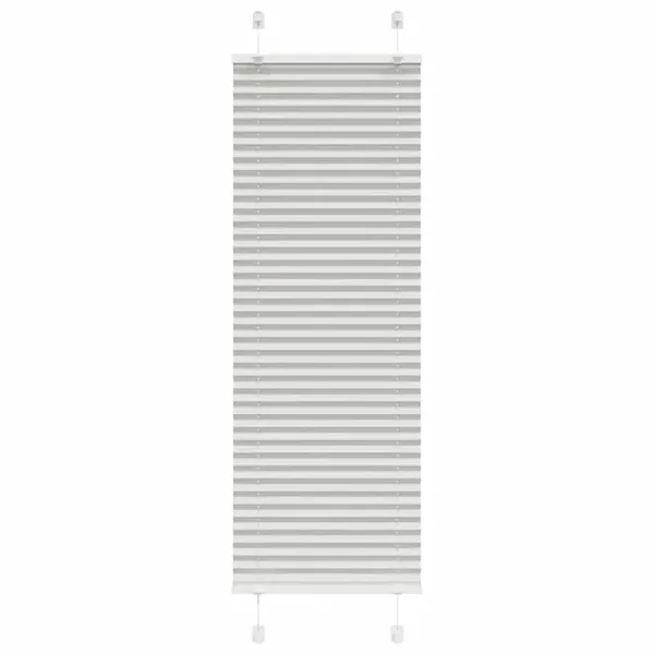 Store plissé gris clair 40x150 cm largeur du tissu 39,4 cm