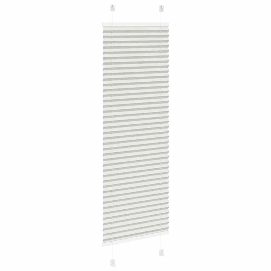 Store plissé gris clair 40x150 cm largeur du tissu 39,4 cm - 4
