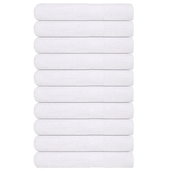 Serviettes de sauna FROGN 10 pcs blanc 80x200 cm 360 g/m²