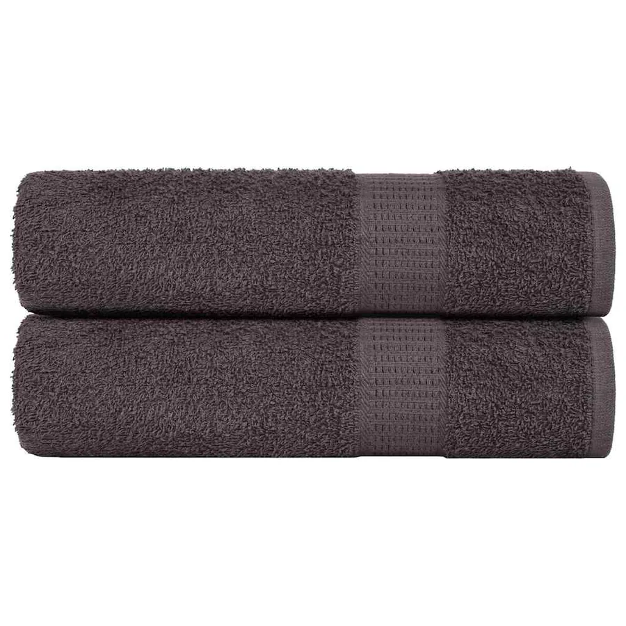 Serviettes de bain FROGN 2 pcs anthracite 100x150 cm 360 g/m²