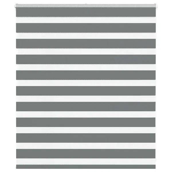 Store zèbre gris foncé largeur du tissu 125,9 cm polyester