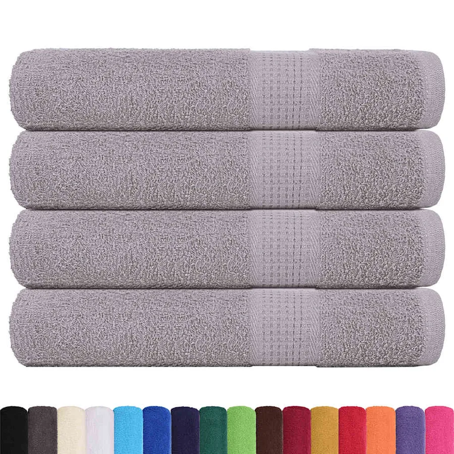 Serviettes FROGN 4 pcs gris 100x200 cm 360 g/m² - 2