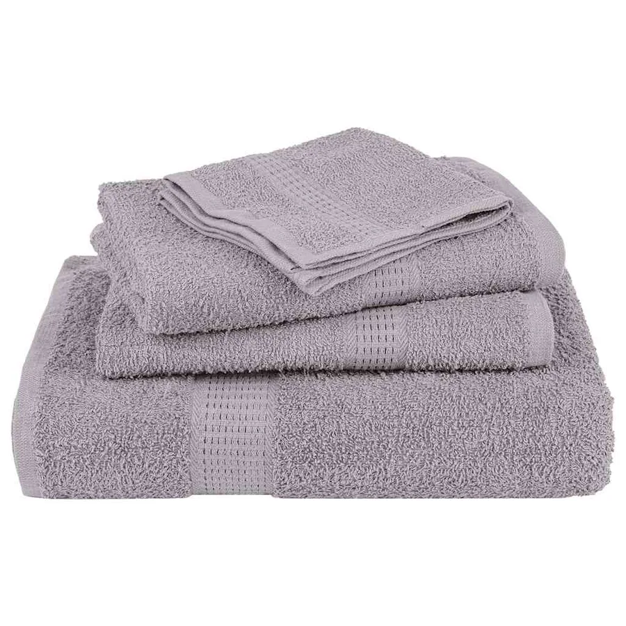 Serviettes FROGN 4 pcs gris 100x200 cm 360 g/m² - 4