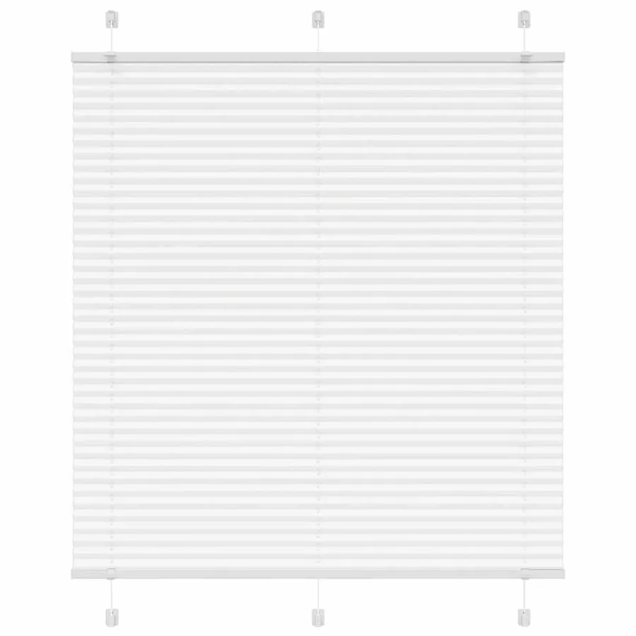 Store plissé blanc 115x100cm largeur du tissu 114,4cm polyester