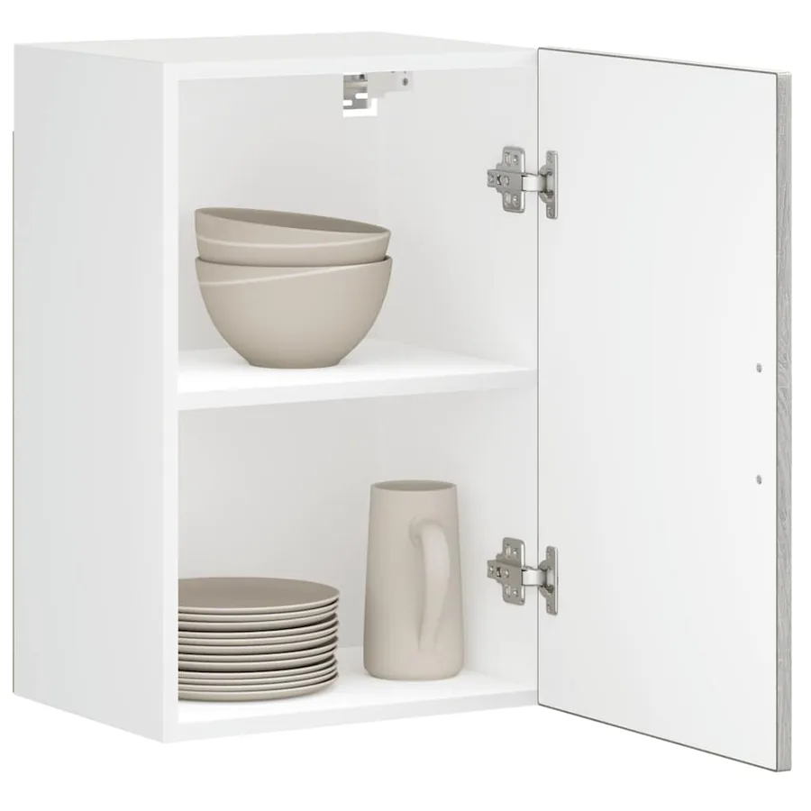 Armoire murale de cuisine Porto sonoma gris bois d'ingénierie