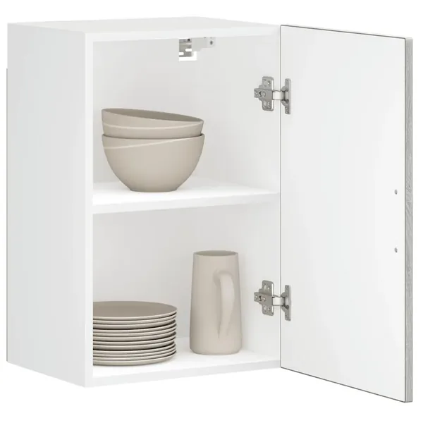 Armoire murale de cuisine Porto sonoma gris bois d'ingénierie
