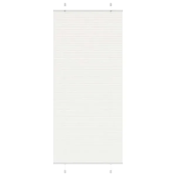 Store plissé blanc 100x200cm largeur du tissu 99,4 cm polyester