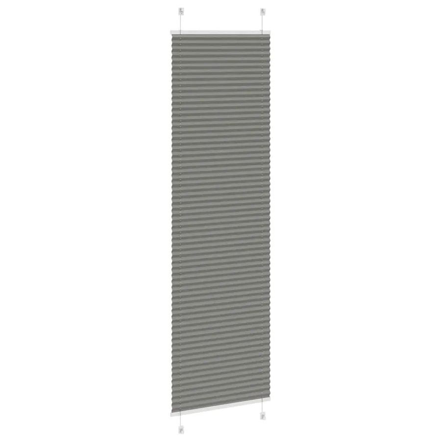 Store plissé anthracite 60x200 cm largeur du tissu 59,4 cm - 4