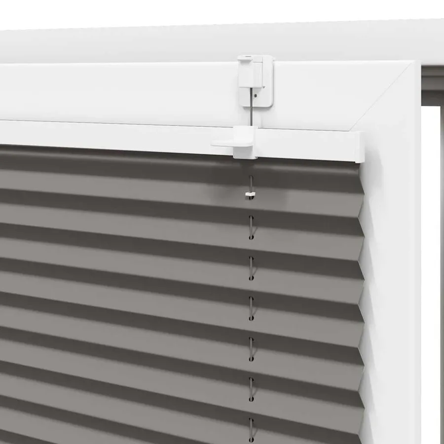 Store plissé anthracite 60x200 cm largeur du tissu 59,4 cm - 9