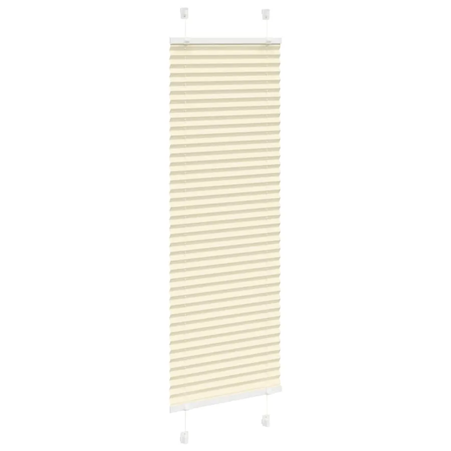Store plissé crème 45x150 cm largeur du tissu 44,4 cm polyester - 3
