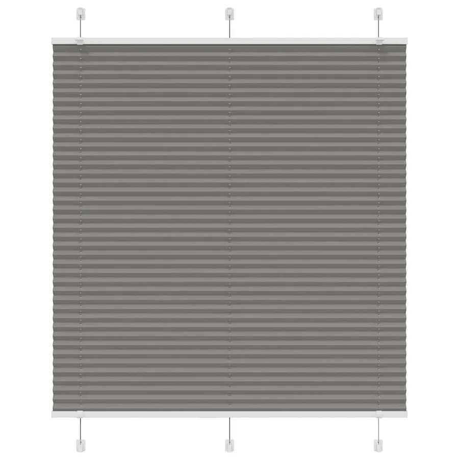 Store plissé anthracite 115x100 cm largeur du tissu 114,4 cm - 2