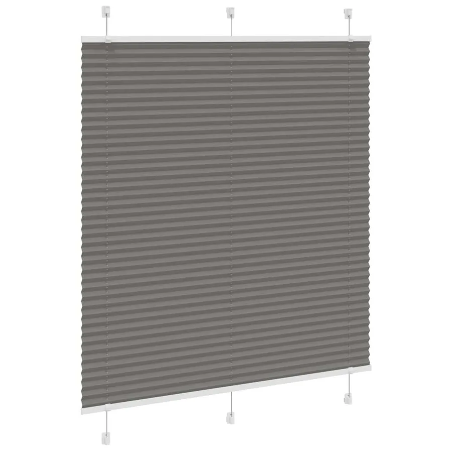 Store plissé anthracite 115x100 cm largeur du tissu 114,4 cm - 3