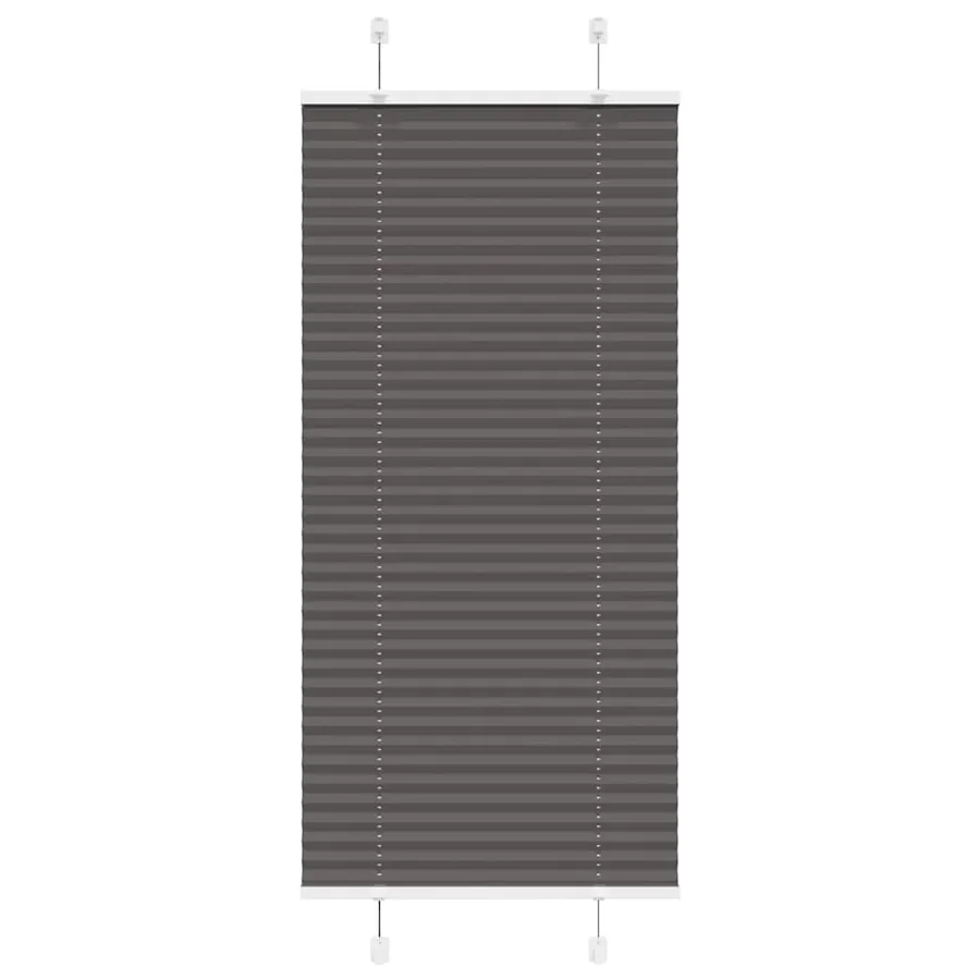 Store plissé noir 55x150 cm largeur du tissu 54,4 cm polyester