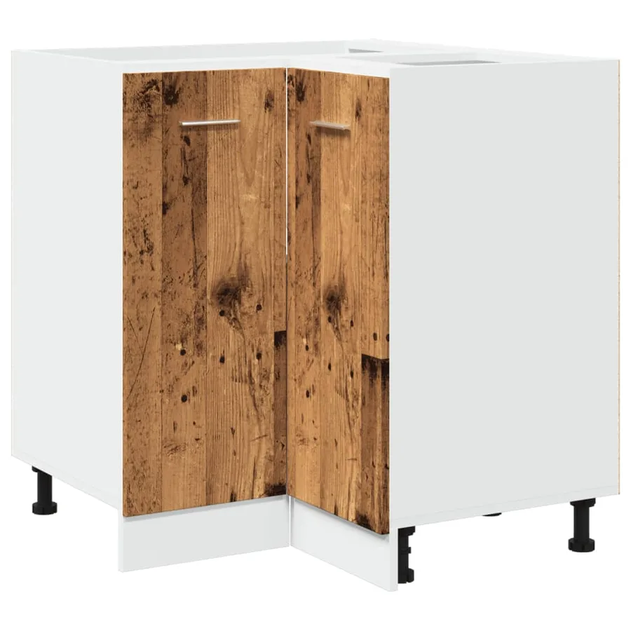 Meuble de cuisine "Lyon" Bois ancien 75,5 x 75,5 x 81,5 cm Bois d'ingénierie - 2