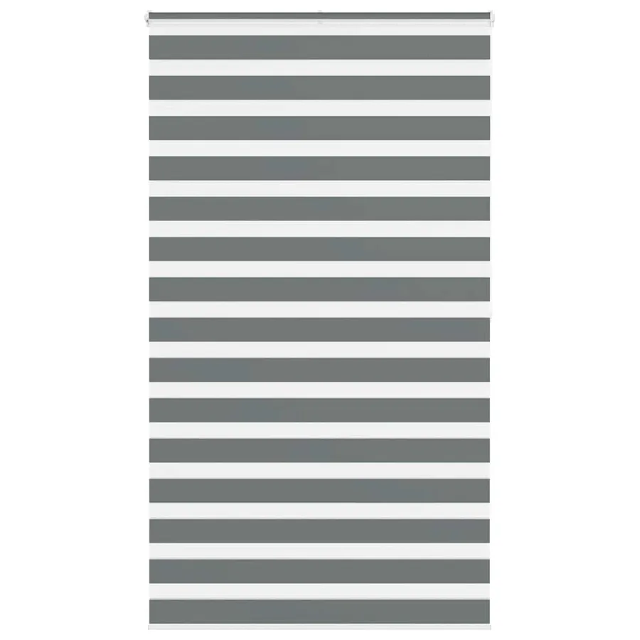 Store zèbre gris foncé largeur du tissu 130,9 cm polyester