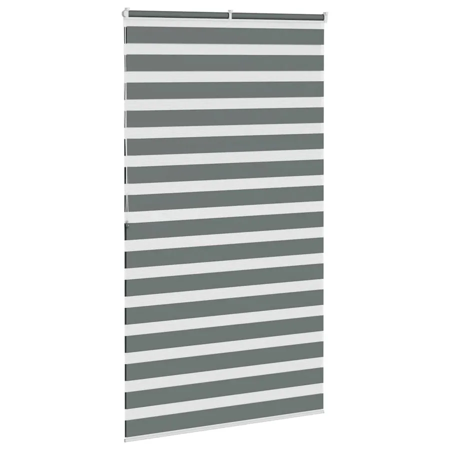 Store zèbre gris foncé largeur du tissu 130,9 cm polyester - 4