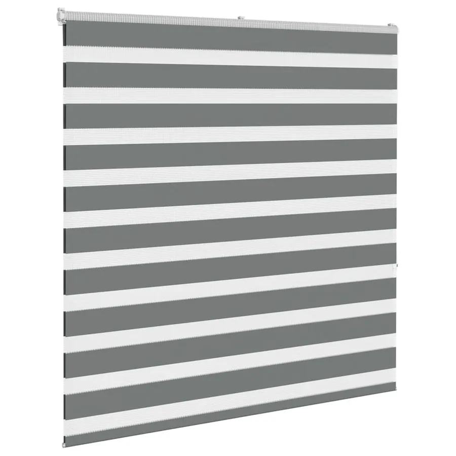 Store zèbre gris foncé largeur du tissu 135,9 cm polyester - 3