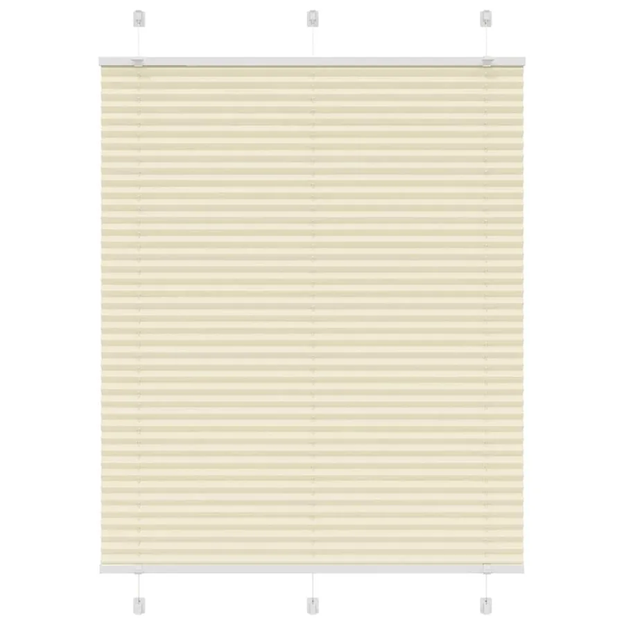 Store plissé crème 110x150cm largeur du tissu 109,4cm polyester