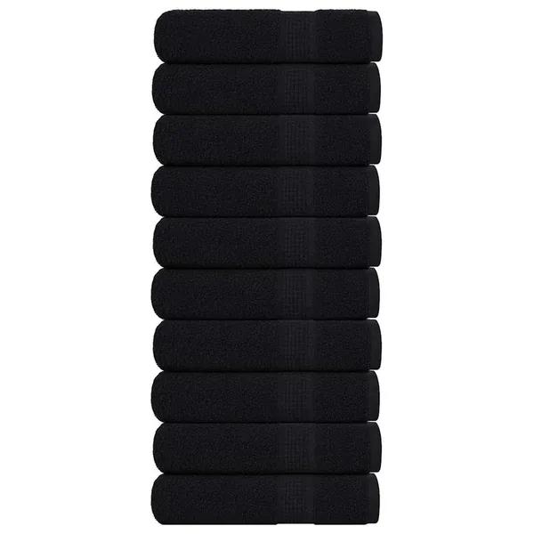 Essuie-mains FROGN 10 pcs noir 50x100 cm 360 g/m²