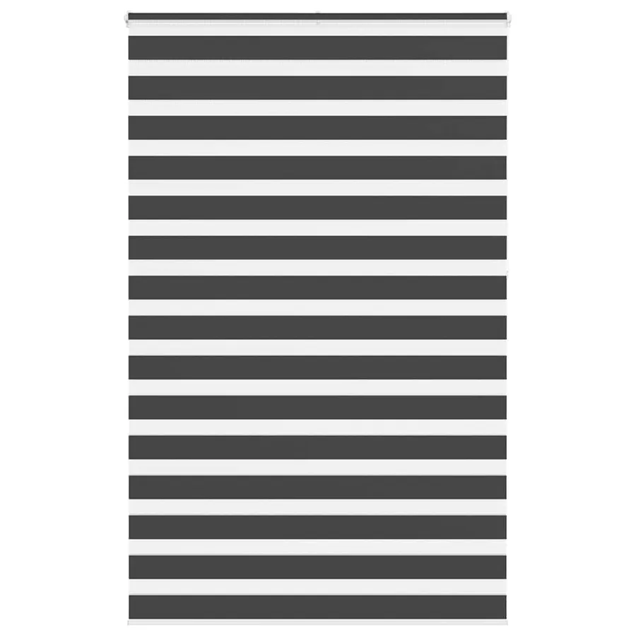 Store zèbre noir 140x230 cm largeur du tissu 135,9 cm polyester