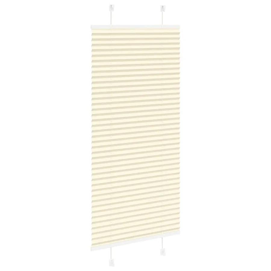 Store plissé crème 55x150 cm largeur du tissu 54,4 cm polyester - 4