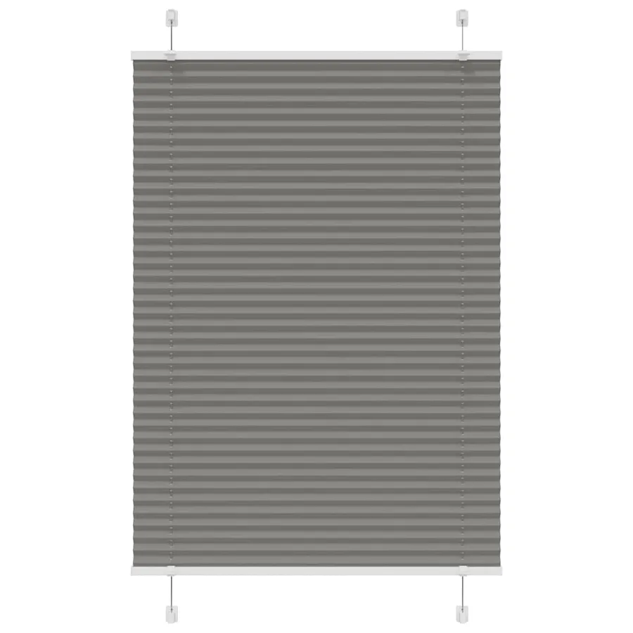 Store plissé anthracite 90x100 cm largeur du tissu 89,4 cm - 2