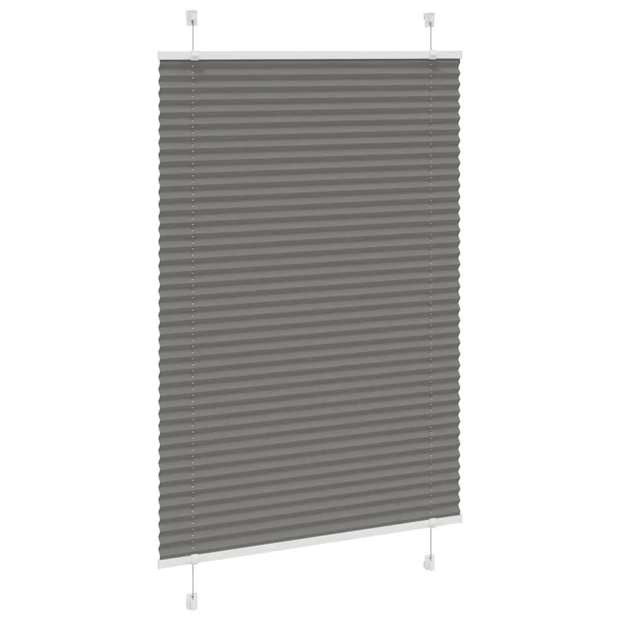 Store plissé anthracite 90x100 cm largeur du tissu 89,4 cm - 3
