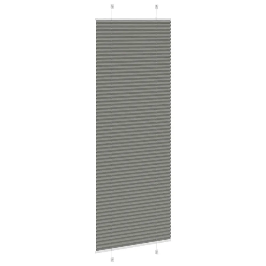 Store plissé anthracite 70x200 cm largeur du tissu 69,4 cm - 4