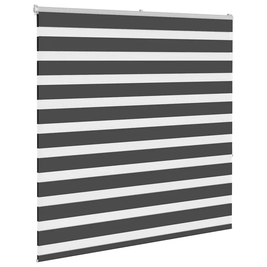 Store zèbre noir 140x150 cm largeur du tissu 135,9 cm polyester - 3