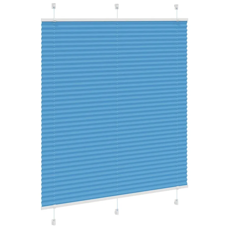 Store plissé bleu 115x150 cm largeur du tissu 114,4cm polyester - 3