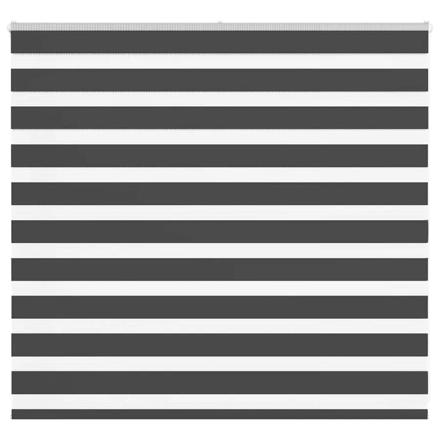 Store zèbre noir 155x100 cm largeur du tissu 150,9 cm polyester - 2