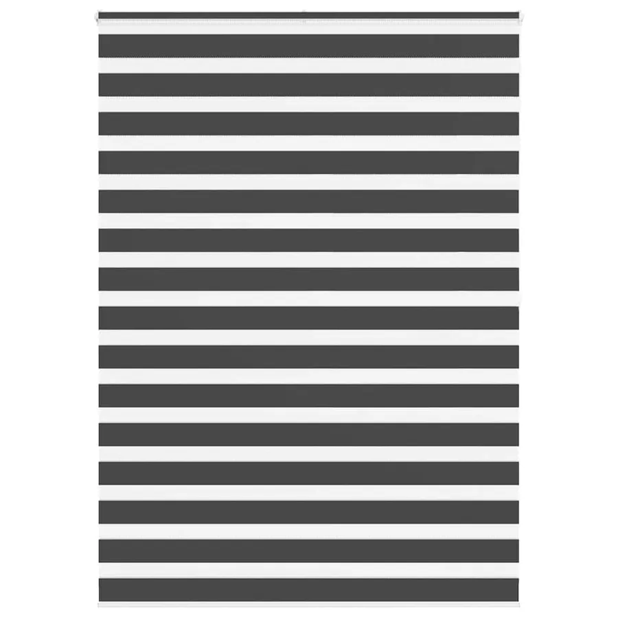 Store zèbre noir 165x200 cm largeur du tissu 160,9 cm polyester