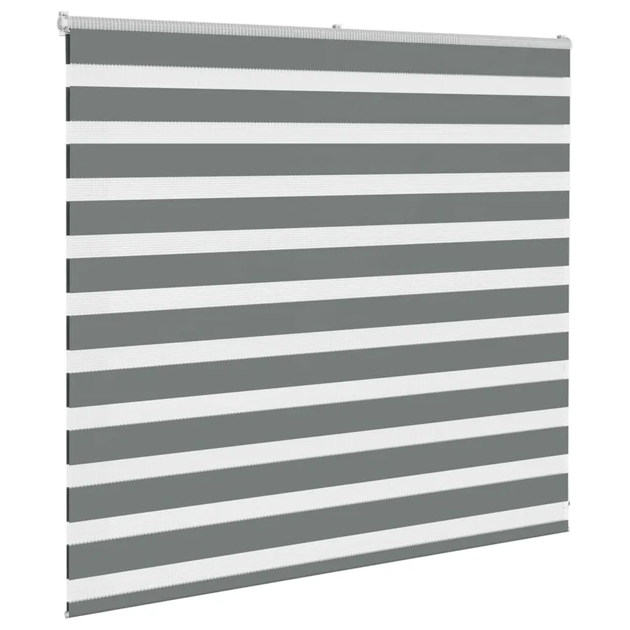 Store zèbre gris foncé largeur du tissu 160,9 cm polyester - 3