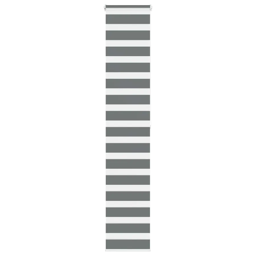 Store zèbre gris foncé largeur du tissu 35,9 cm polyester