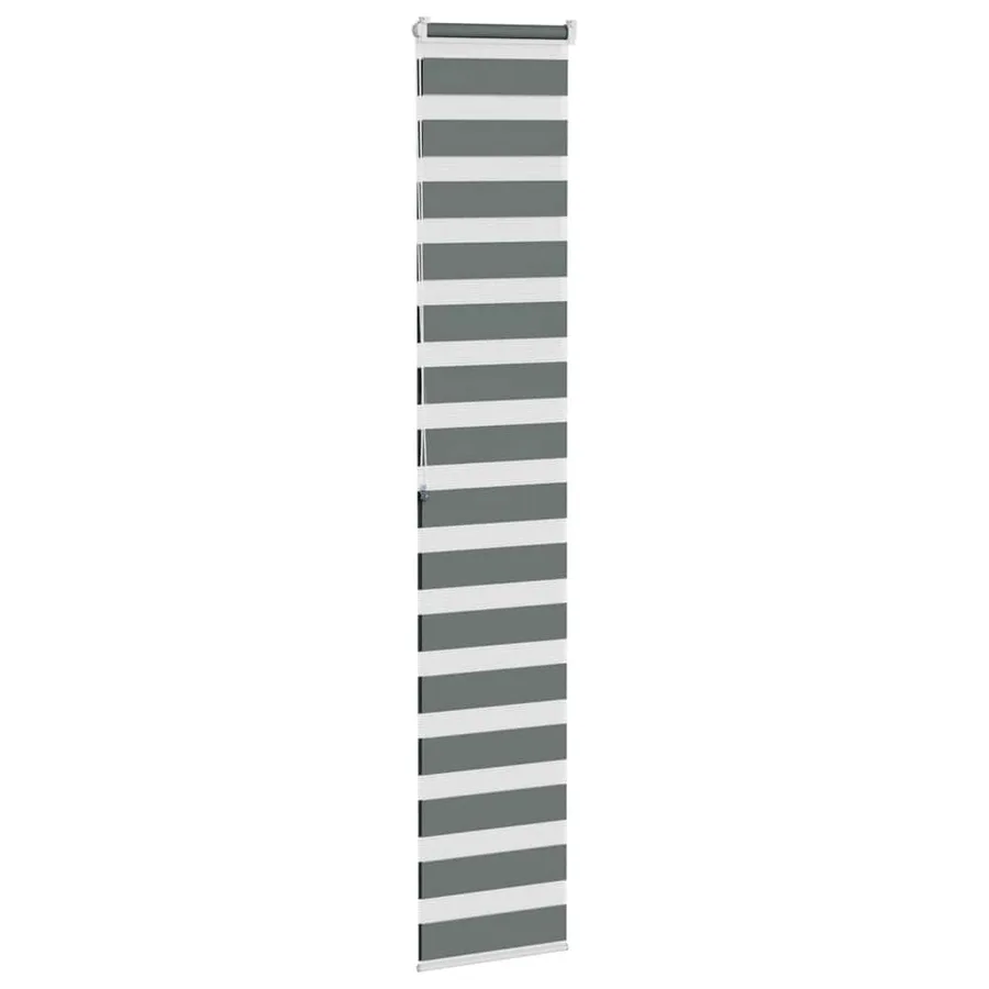 Store zèbre gris foncé largeur du tissu 35,9 cm polyester - 4