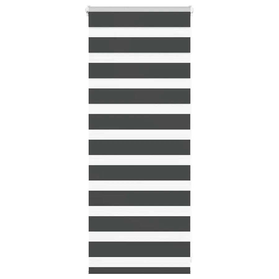 Store zèbre noir 60x100 cm largeur du tissu 55,9 cm polyester