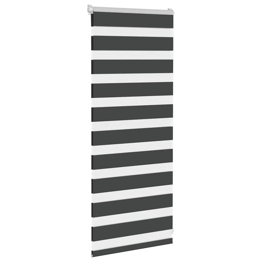 Store zèbre noir 60x100 cm largeur du tissu 55,9 cm polyester - 3