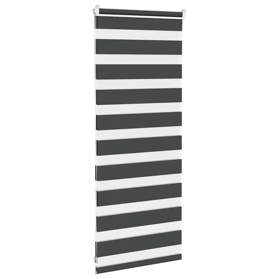 Store zèbre noir 60x100 cm largeur du tissu 55,9 cm polyester - 4