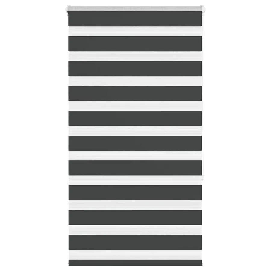 Store zèbre noir 70x150 cm largeur du tissu 65,9 cm polyester