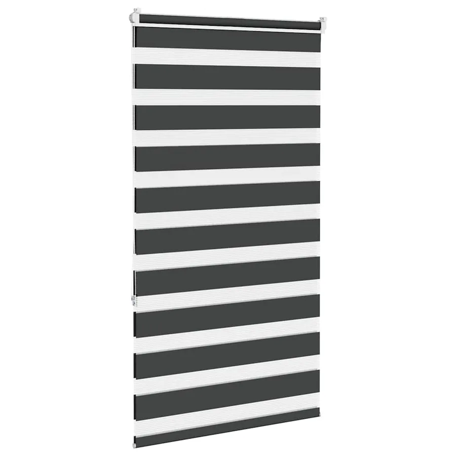 Store zèbre noir 70x150 cm largeur du tissu 65,9 cm polyester - 4