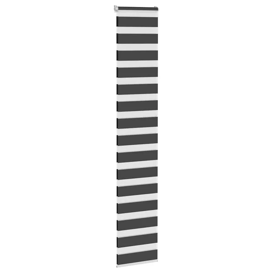 Store zèbre noir 45x230 cm largeur du tissu 40,9 cm polyester - 3