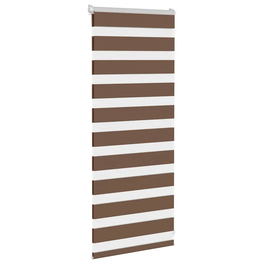 Store zèbre marron 65x100 cm largeur du tissu 60,9 cm polyester - 3