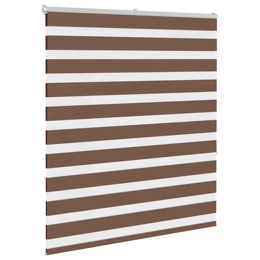 Store zèbre marron 135x150cm largeur du tissu 130,9cm polyester - 3