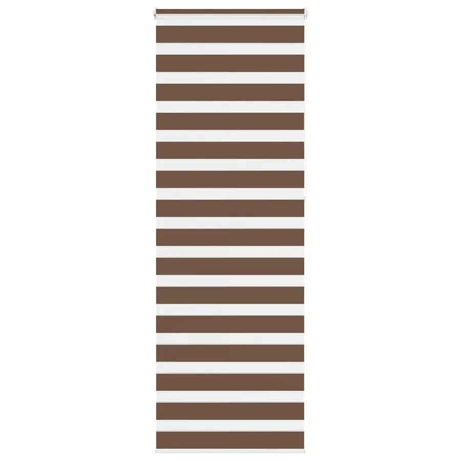 Store zèbre marron 75x230 cm largeur du tissu 70,9 cm polyester