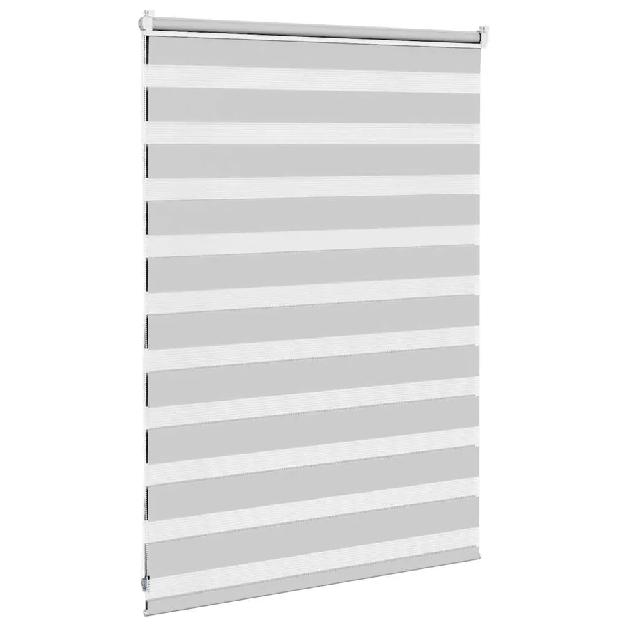 Store zèbre gris clair largeur du tissu 90,9 cm polyester - 4