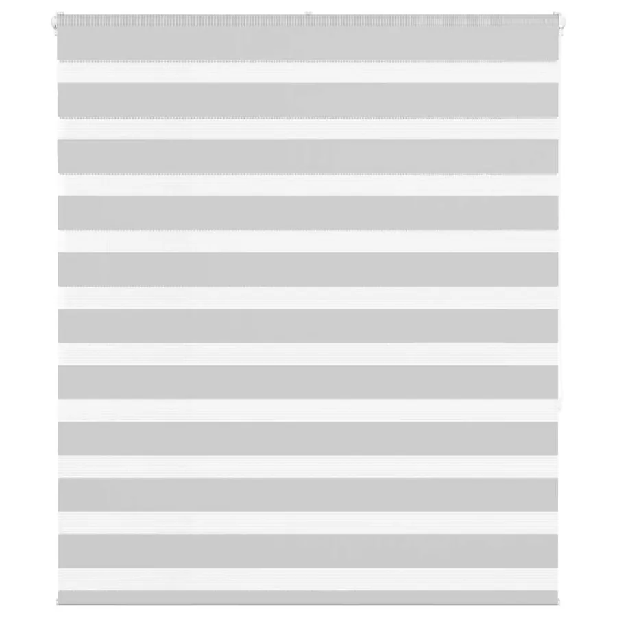 Store zèbre gris clair largeur du tissu 125,9 cm polyester