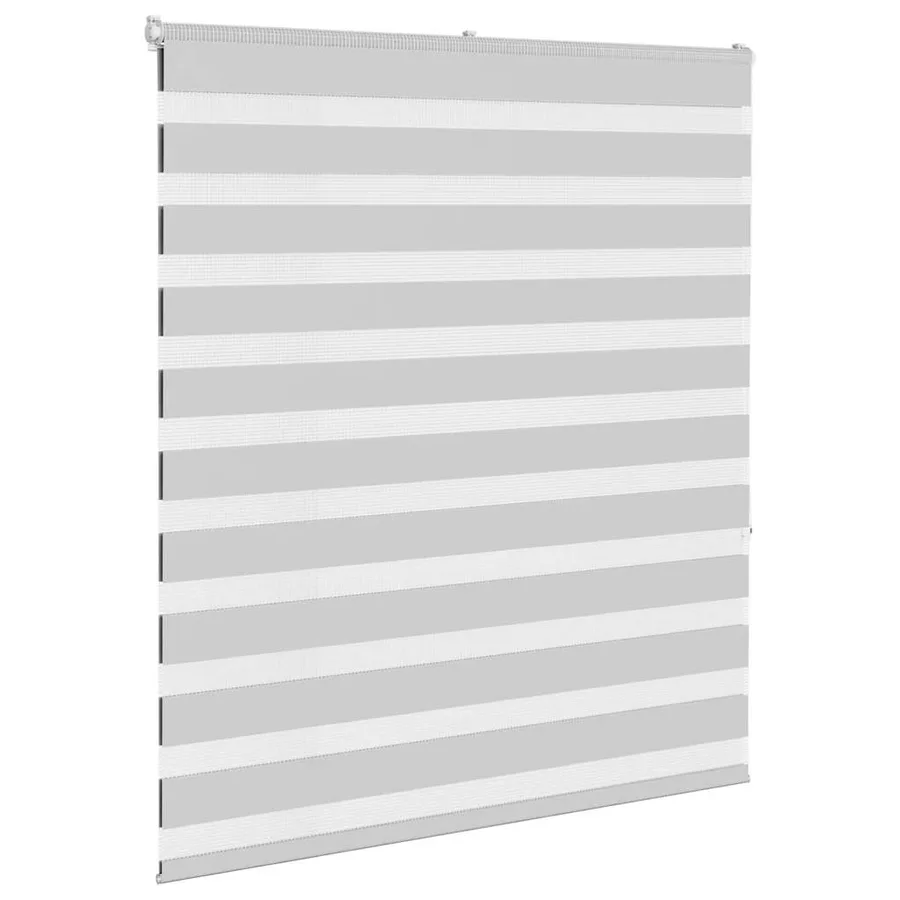 Store zèbre gris clair largeur du tissu 125,9 cm polyester - 3