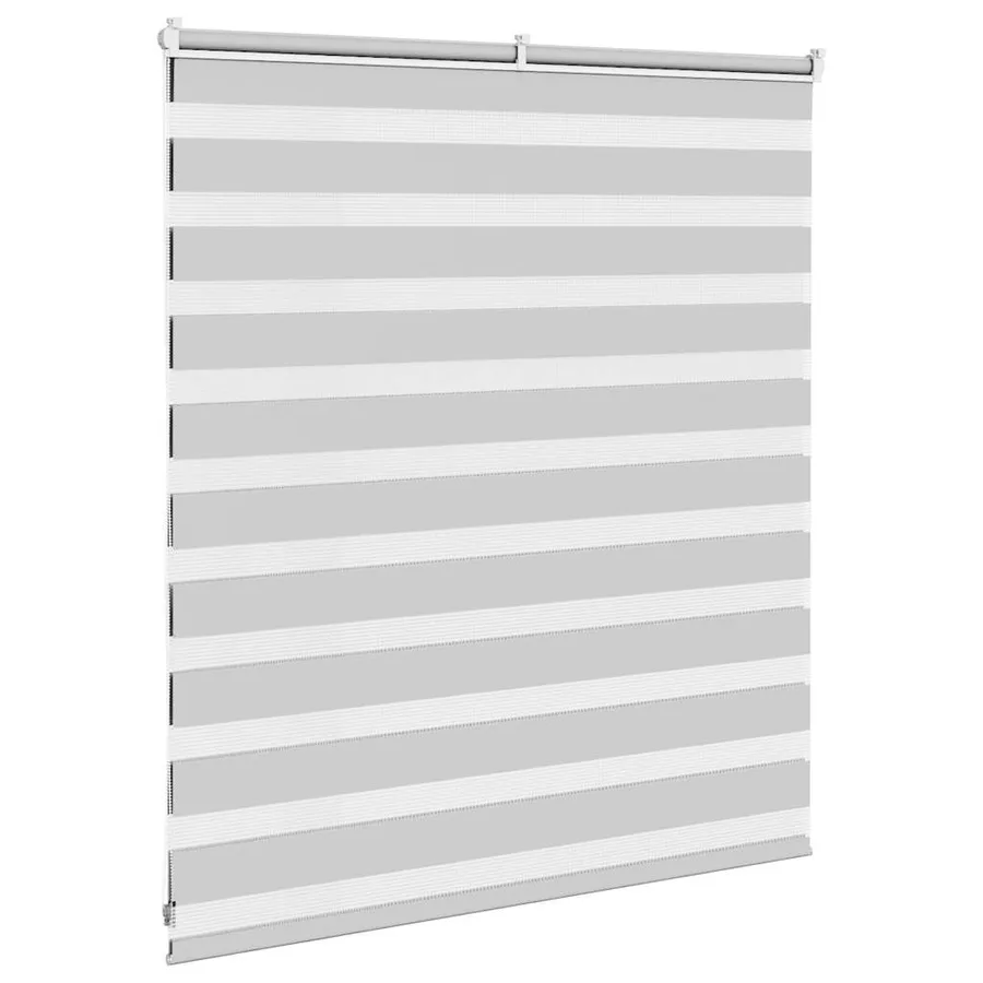 Store zèbre gris clair largeur du tissu 115,9 cm polyester - 4